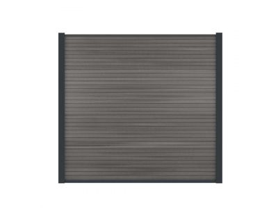 Rhombus Composiet Schutting | Dark Grey