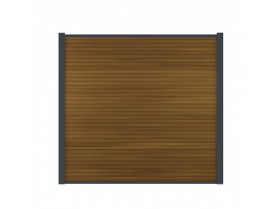 Rhombus Composiet Schutting | Teak