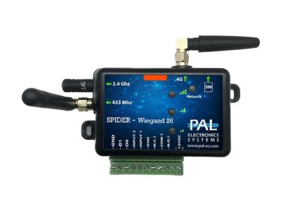 GSM Module PAL Spider BT met ontvanger | 1x output / 1x WIEGAND input