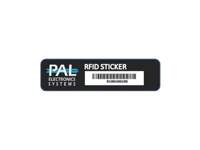 PAL RFID autosticker tag