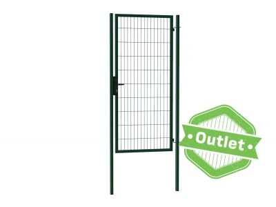 Enkele tuinpoort | Budget | Breedte 100 cm | Hoogte 200 cm | RAL6009