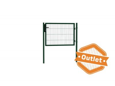 Enkele tuinpoort | Budget | Breedte 120 cm breed | Hoogte 80 cm | RAL6009