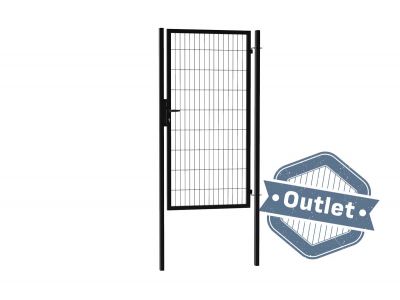 Enkele tuinpoort | Budget | Breedte 100 cm | Hoogte 180 cm | RAL9005