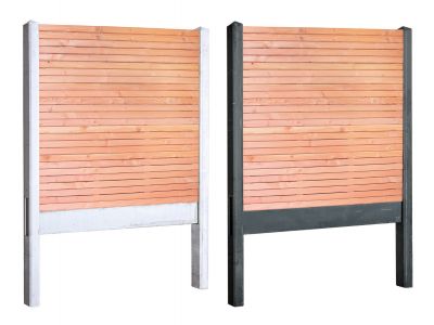 Douglas Rhombus hout beton schutting pakket
