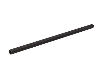 Schuttingpaal grenen hout zwart 8,8 x 8,8 x 270 cm