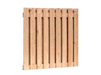 Douglas hout tuinscherm 19 planks 180 x 180 cm 