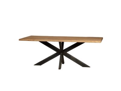 Adelaide Eettafel Teak Boomstam