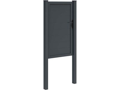 Designpoort Modius Trento H20 enkel-100 cm-150 cm-Antraciet RAL7016