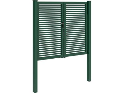 Designpoort Modius Trento H40 dubbel-200 cm-150 cm-Groen RAL6005