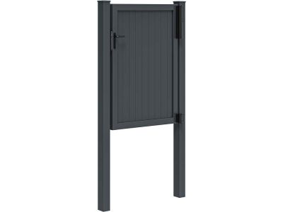 Designpoort Modius Trento V10 enkel-100 cm-150 cm-Antraciet RAL7016
