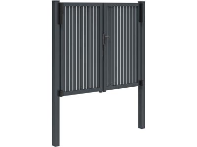 Designpoort Modius Trento V60 dubbel-200 cm-150 cm-Antraciet RAL7016