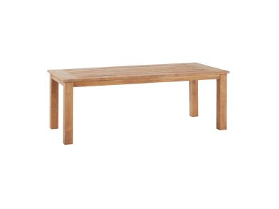 Interlagos Eettafel Teak Boomstam