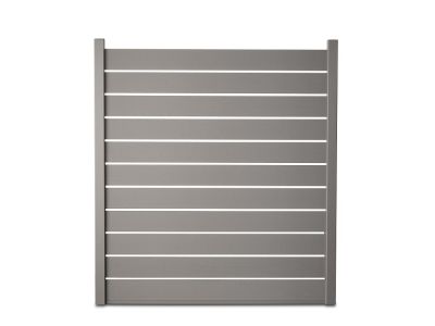 Composiet schutting pakket met tussenruimte