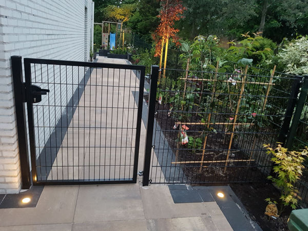 Metalen Tuinpoort Enkel 200x100 cm Antraciet | Sierbestrating Jonk